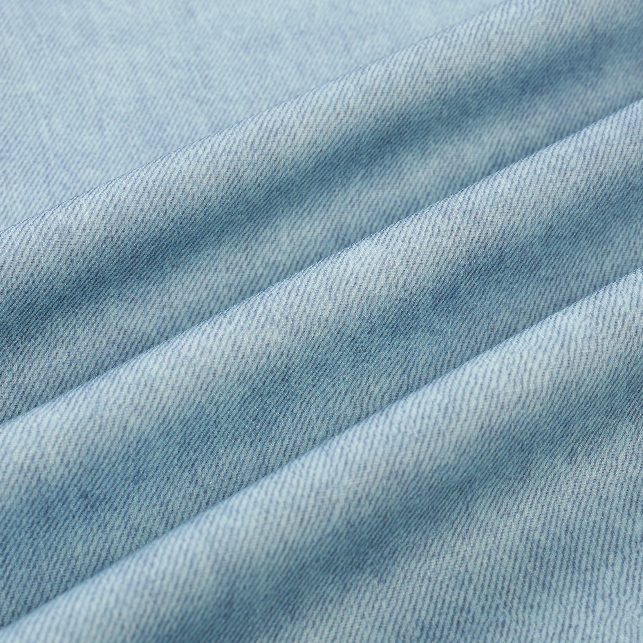High-Waisted Light Wash Wide-Leg Denim Pants