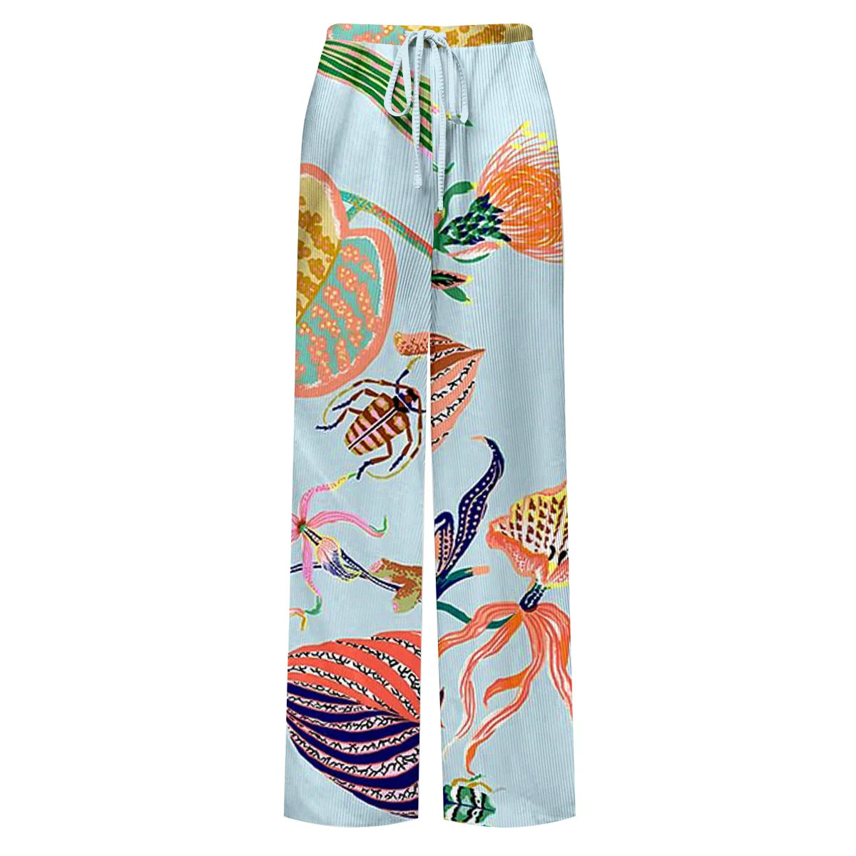 Tropical Bloom Print Butterfly One-Piece Swimsuit&Skirt&Pants