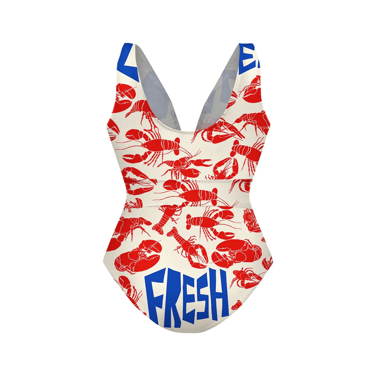 Seafood Lobster Crustacean Chic One-Piece Swimsuit&Skirt&Pants