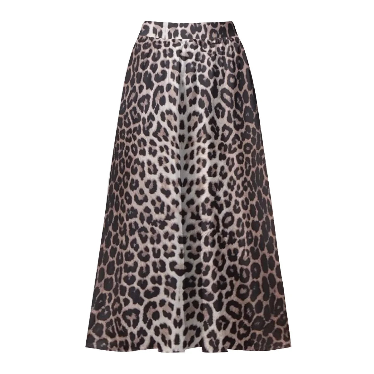 V Neck Lace Up Vintage Leopard Print Swimsuit&Skirt&Pants
