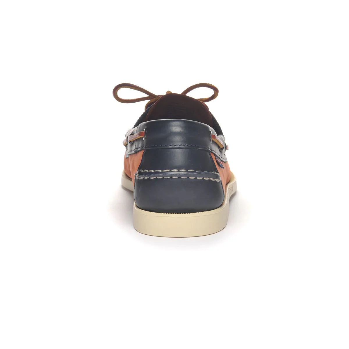 Docksides Portland Nubuck Waxy - Coral / Blue Navy