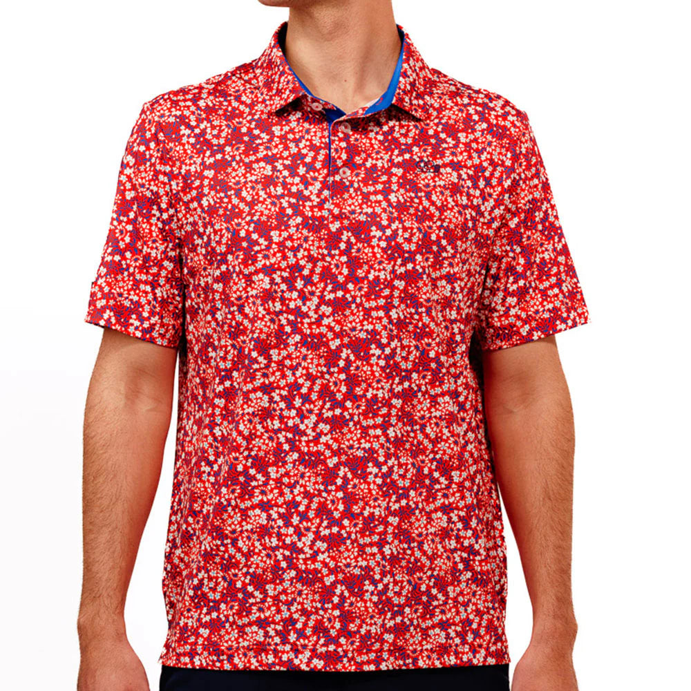 Beachside Floral Polo