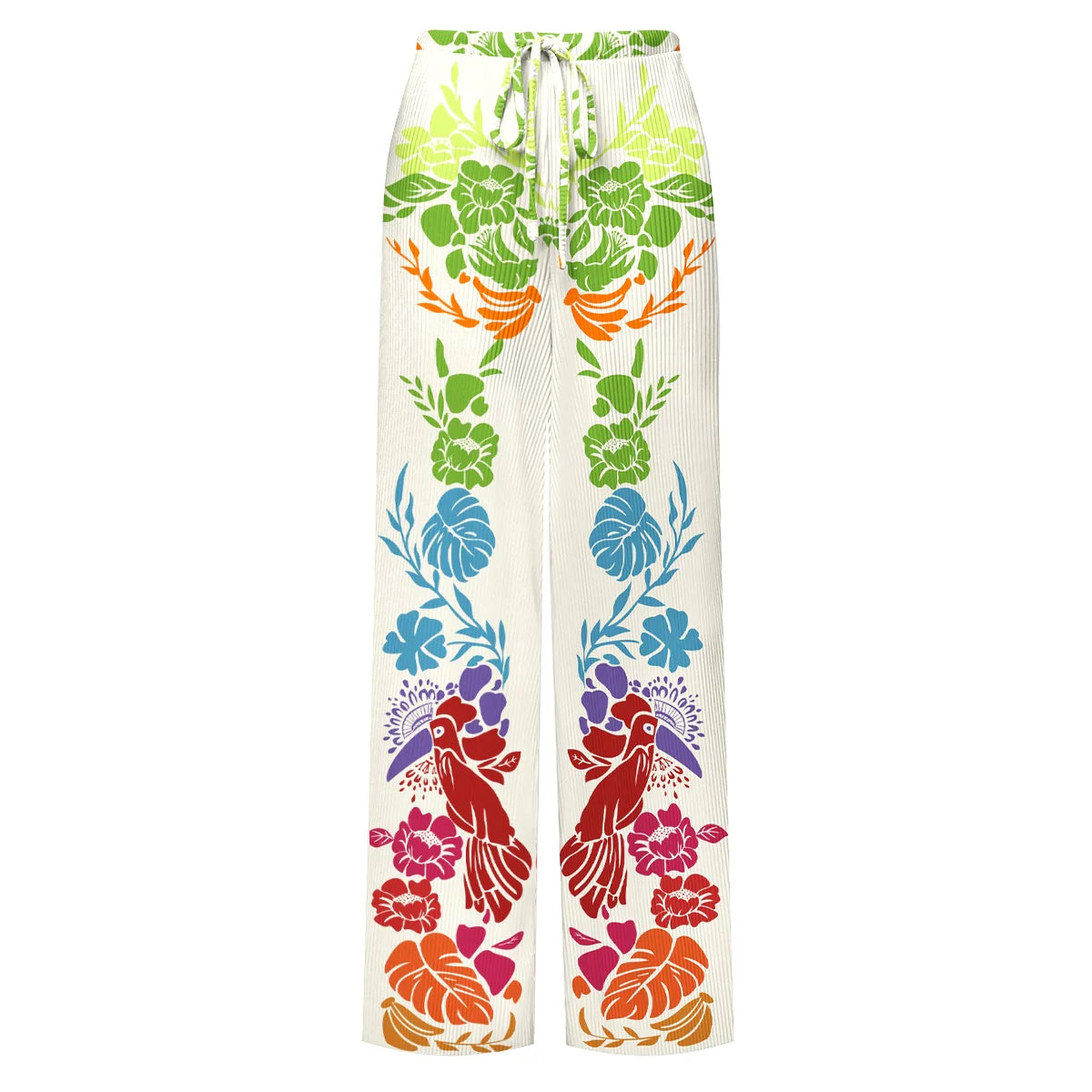 Tropical Graphic One-Piece Swimsuit&Skirt&Pants