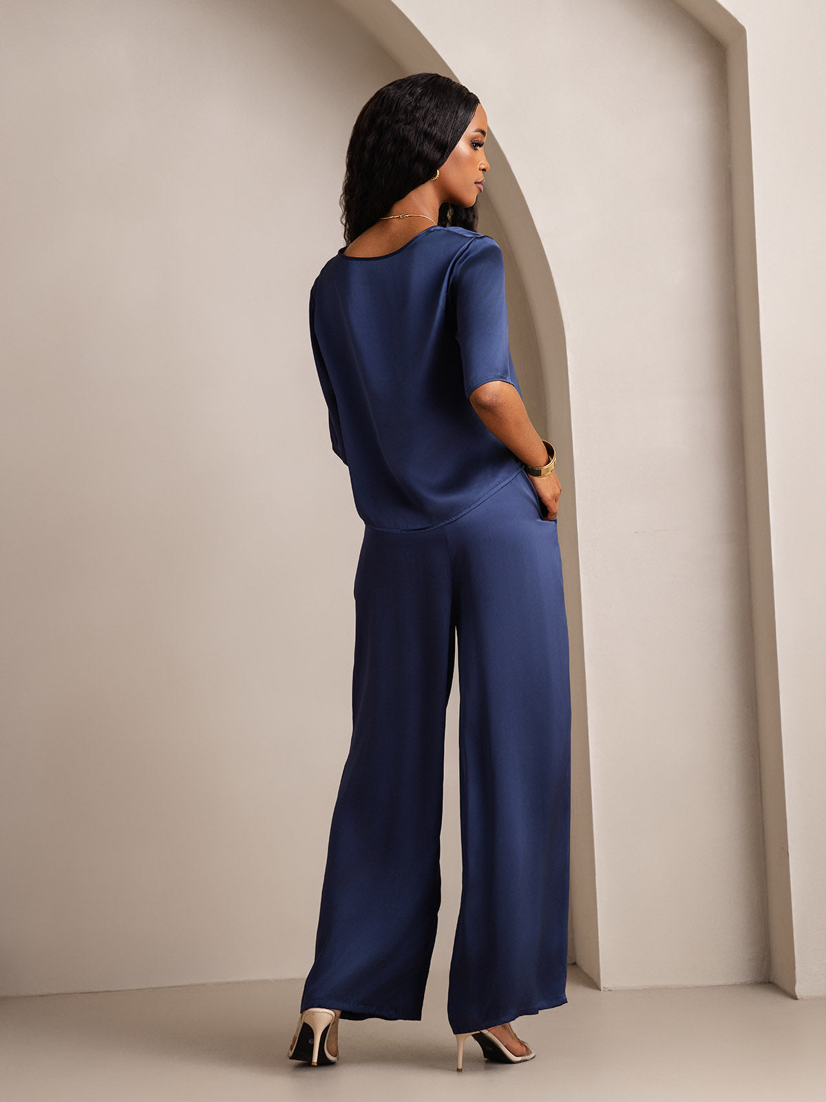 Women‘s Pure Silk Pajama Set