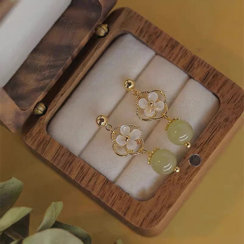 Vintage Orchid Earrings