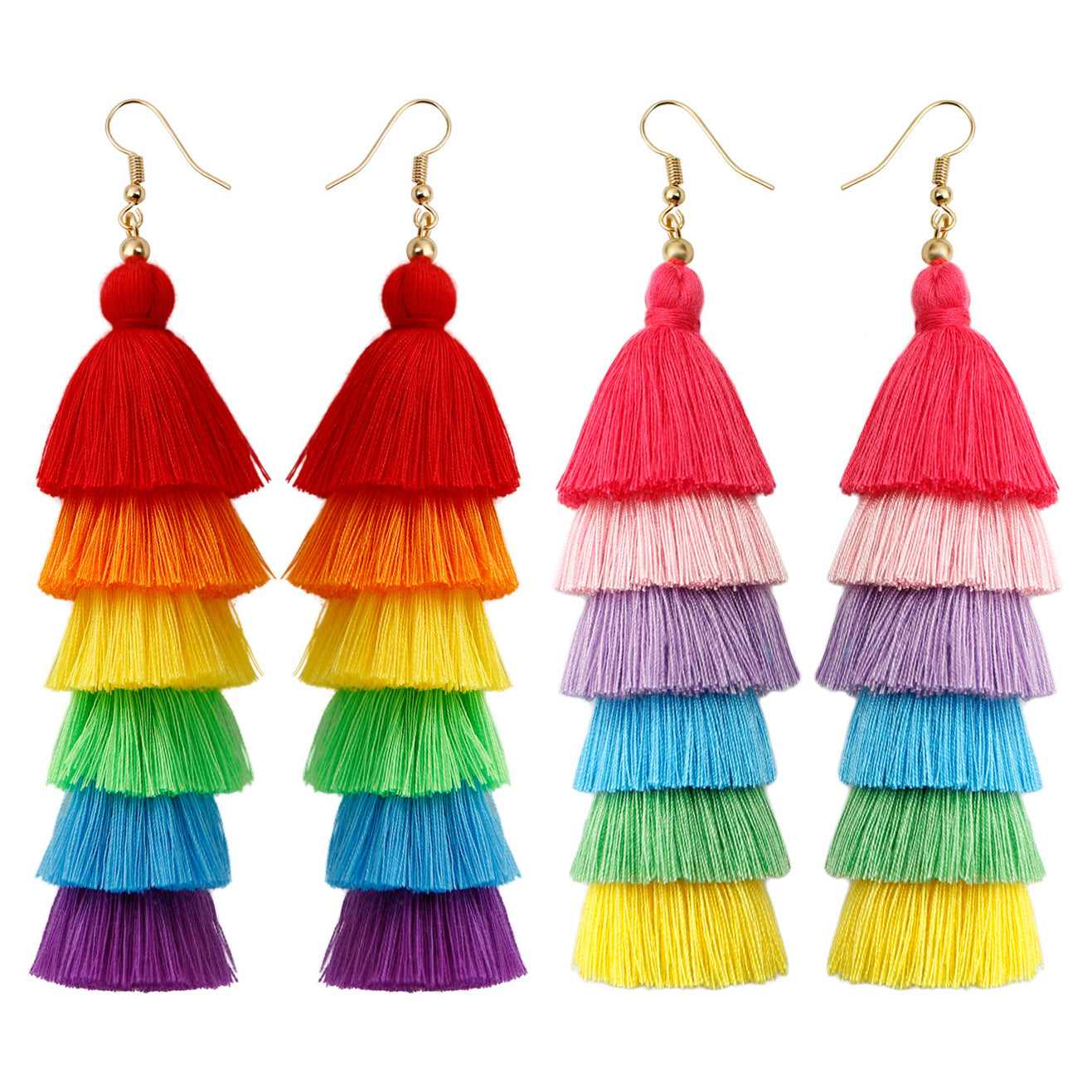 Bohemian Rainbow Earrings