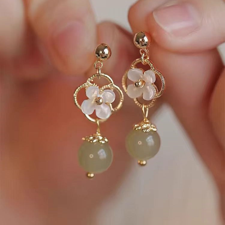Vintage Orchid Earrings