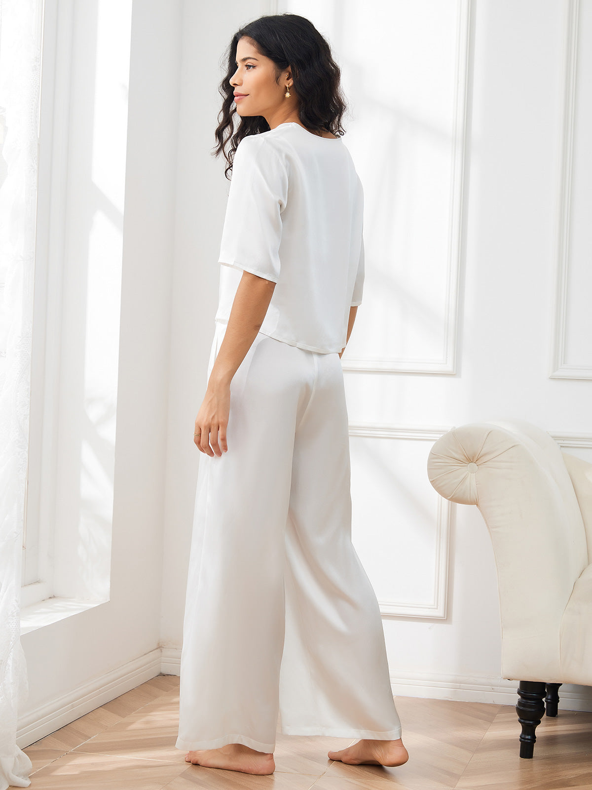 Women‘s Pure Silk Pajama Set