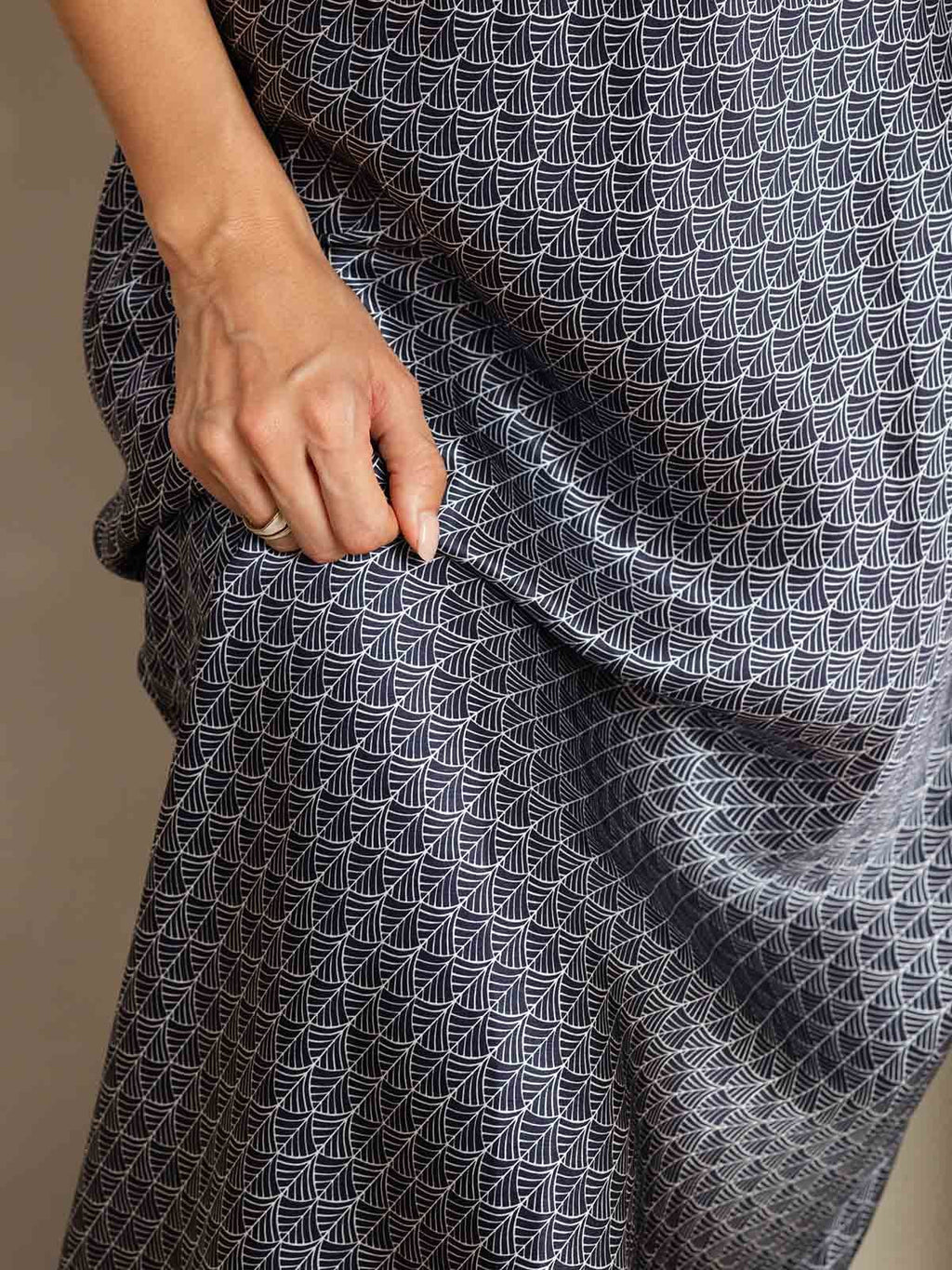 19Momme Silk V Neck Adjustable Strap Midi Dress